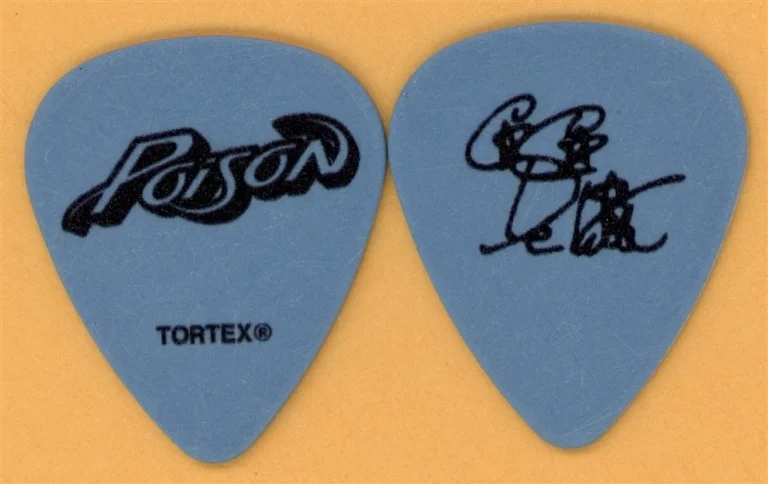 Poison CC Deville Vintage Guitar Pick - 2012 Rock Of Ages Tour