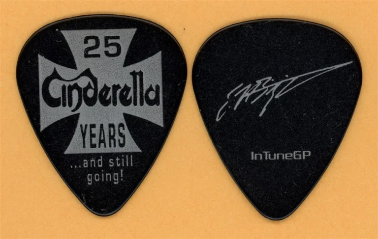 Cinderella Eric Brittingham Vintage Guitar Pick - 2011 25th Anniversary Tour