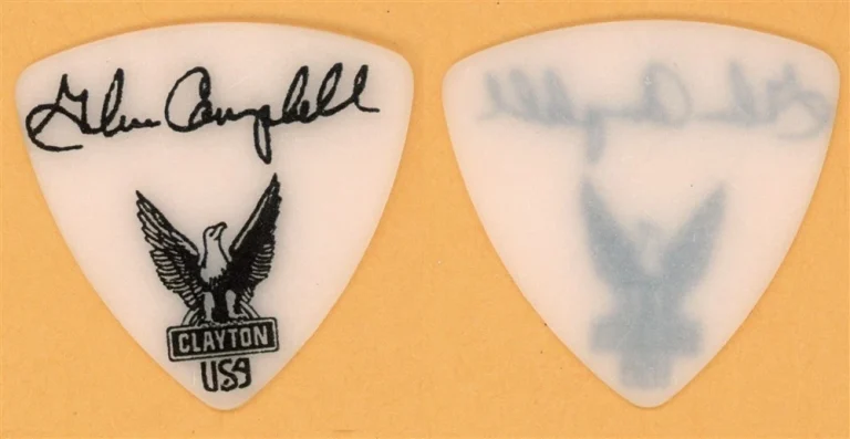 Glen Campbell Vintage Guitar Pick - 2012 Goodbye Tour RARE