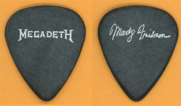 Megadeth Marty Friedman Vintage Guitar Pick - 1995 Youthanasia Tour