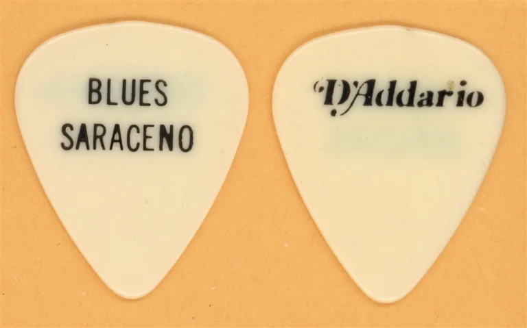 Poison Blues Saraceno Vintage Guitar Pick - 1992 Native Tongue Tour