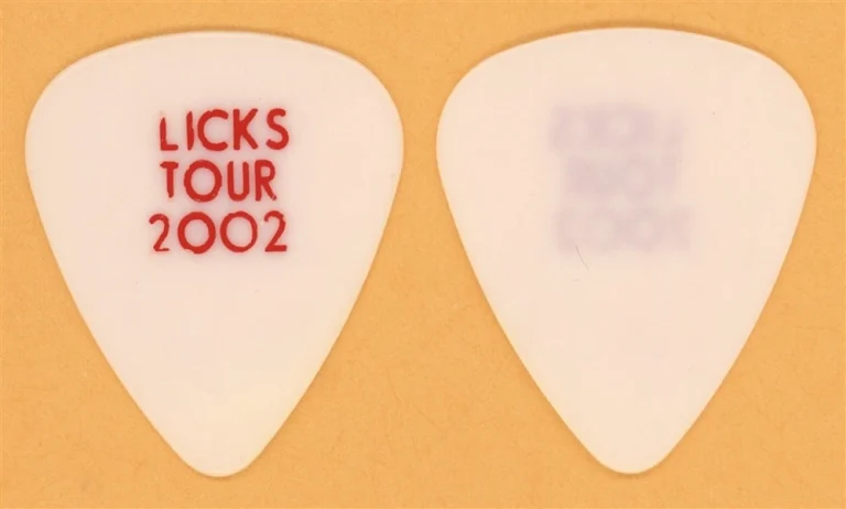 Rolling Stones Keith Richards Vintage Guitar Pick - 2002 Licks Tour