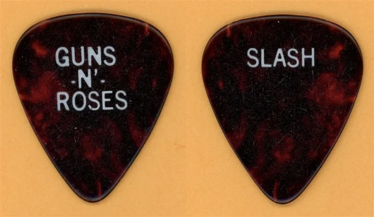 Guns N Roses Slash 1st Custom Guitar Pick - 1987 Appetite for Destruction Tour