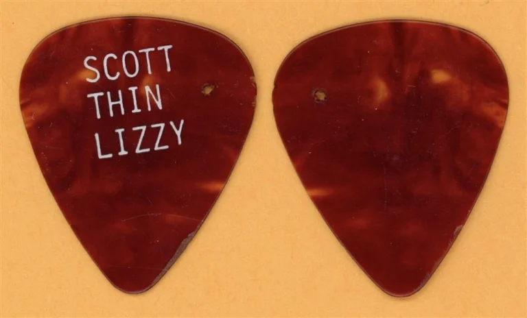 Thin Lizzy Scott Gorham 1st Vintage Tour Guitar Pick - 1970's