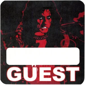 Alice Cooper 2012 Welcome 2 My Nightmare Concert Tour Guest Backstage Pass