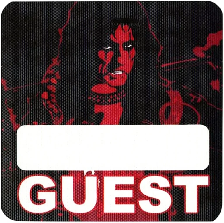 Alice Cooper 2012 Welcome 2 My Nightmare Concert Tour Guest Backstage Pass