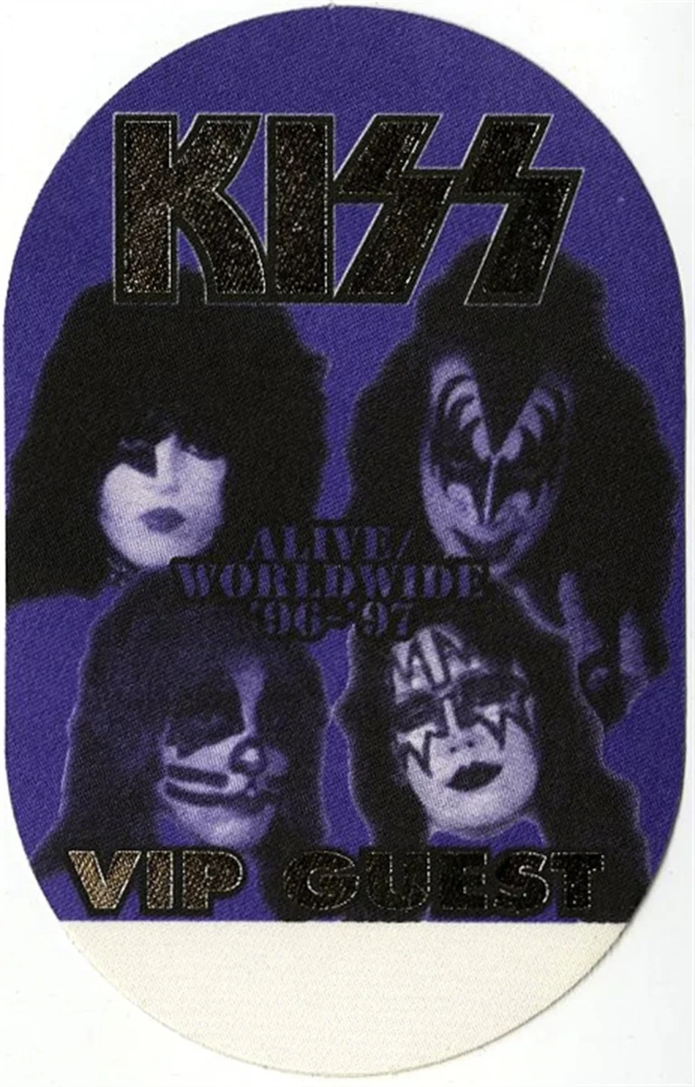 KISS 1996 Alive Worldwide Concert Tour VIP Guest Backstage Pass