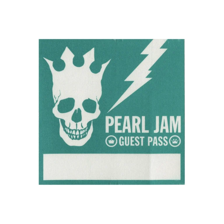 Pearl Jam 2003 Riot Act Concert Tour Guest Backstage Pass