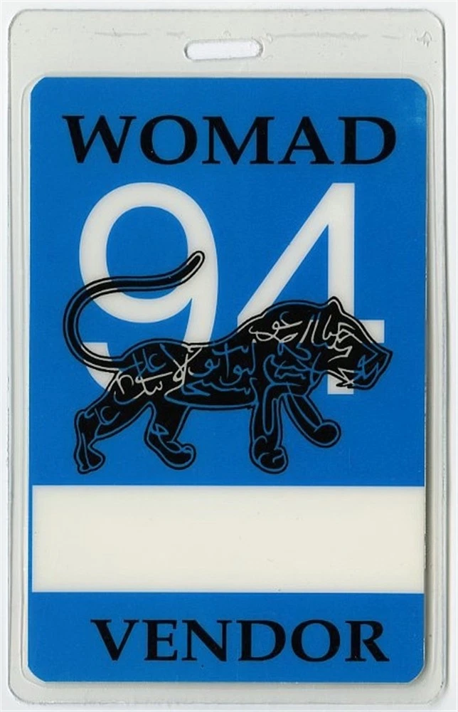 Peter Gabriel 1994 Womad Festival w/ Live, Midnight Oil Laminated Backstage Pass