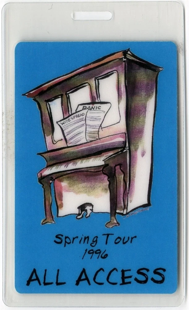Widespread Panic 1996 spring Concert Tour All Access Laminated Backstage Pass