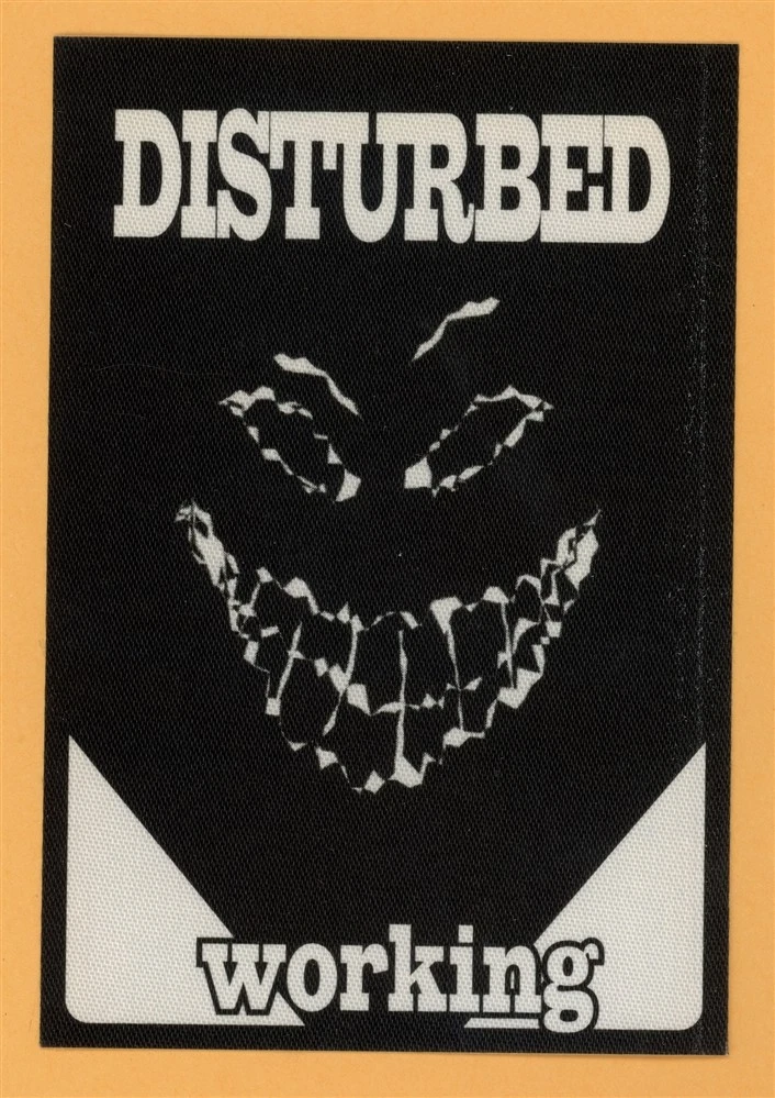Disturbed 2000 The Sickness Tour WORKING Backstage Pass