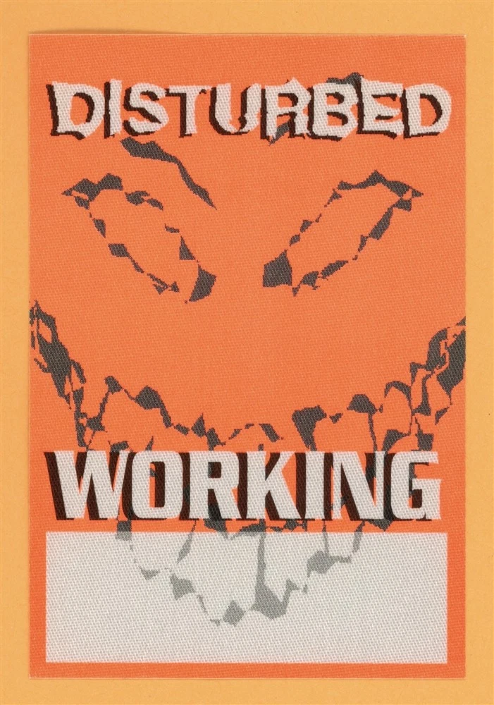 Disturbed 2000 The Sickness Tour WORKING Backstage Pass