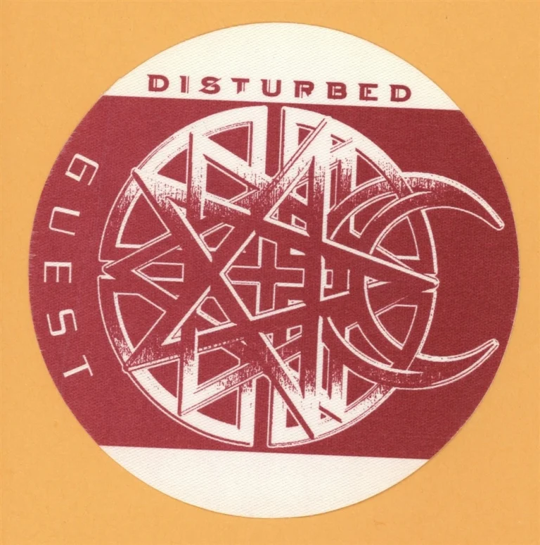 Disturbed 2002 Believe Tour GUEST Backstage Pass