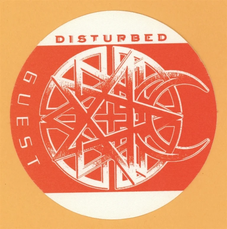Disturbed 2002 Believe Tour GUEST Backstage Pass