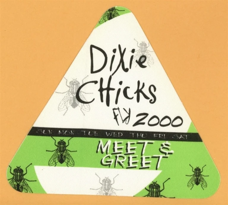 Dixie Chicks 2000 Fly Concert Tour MEET & GREET Backstage Pass