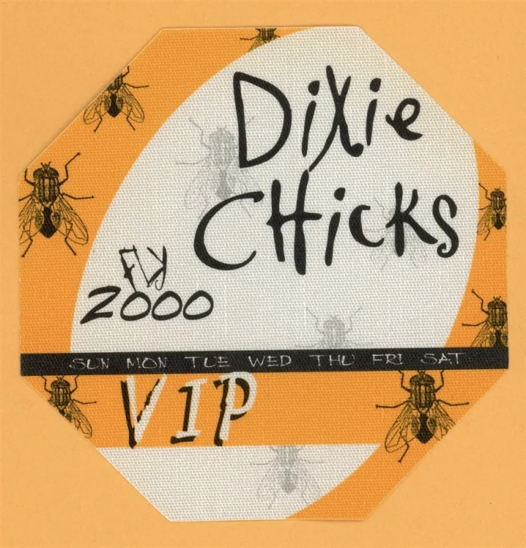 Dixie Chicks 2000 Fly Concert Tour VIP Backstage Pass