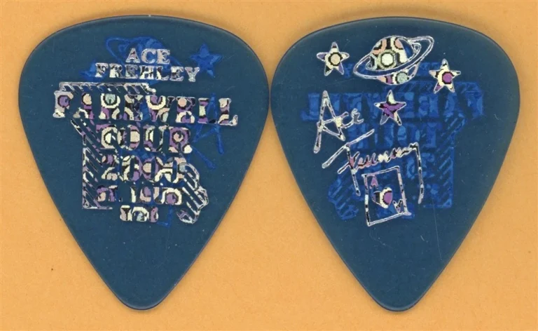 KISS 2000 Farewell Tour Ace Frehley Vintage Guitar Pick - St. Louis, MO