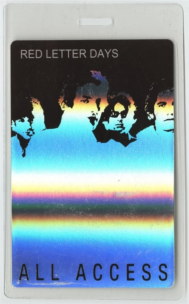 The Wallflowers 2003 Red Letter Days Tour All Access Laminated Backstage Pass
