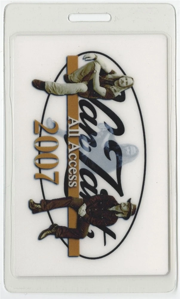 Van Zant 2007 Concert Tour Laminated Backstage Pass All Access otto