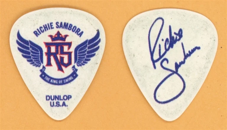 Bon Jovi Richie Sambora Vintage Guitar Pick - 2012 Aftermath of the Lowdown Tour