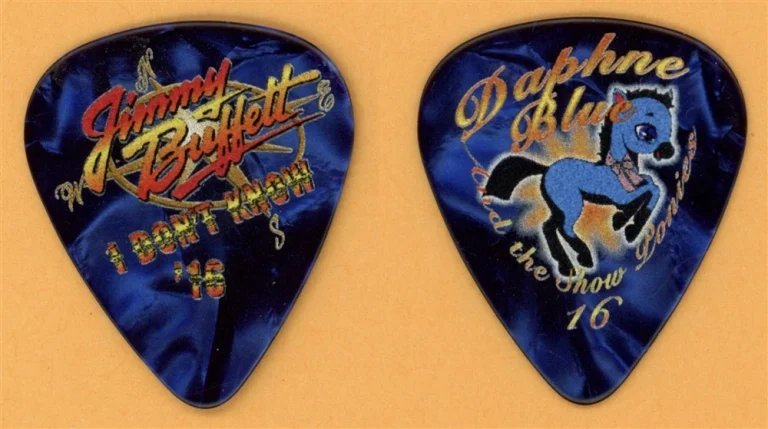 Jimmy Buffett Vintage Guitar Pick - 2016 I Dont Know Tour
