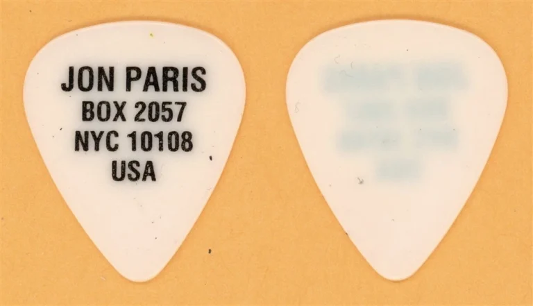 Jon Paris Vintage Tour Guitar Pick - Johnny Winter - Bo Diddley