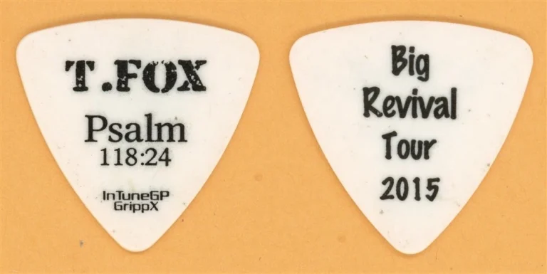 Kenny Chesney Vintage Guitar Pick - 2015 No Shows Nation Tour