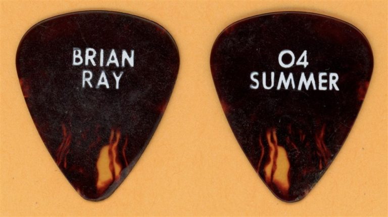 Paul McCartney Brian May Vintage Guitar Pick - 2004 US Summer Tour