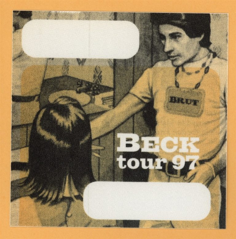 Beck 1997 Odelay Concert Tour Backstage Pass