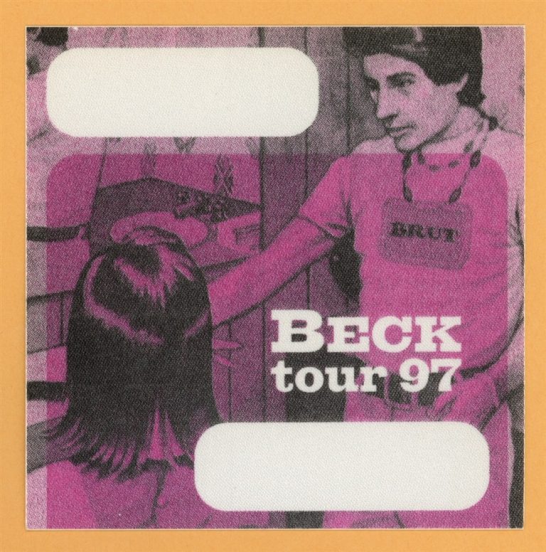 Beck 1997 Odelay Concert Tour Backstage Pass