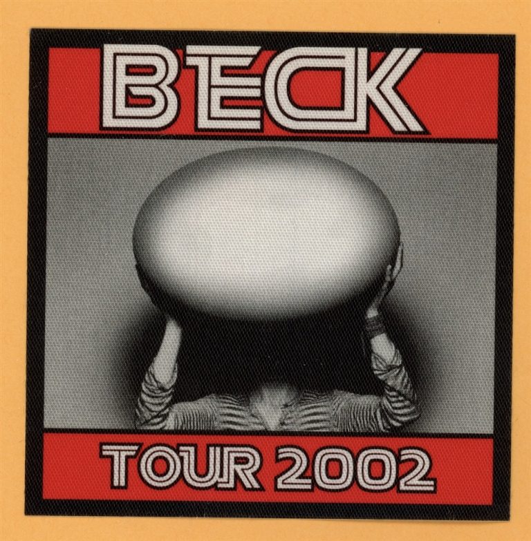 Beck 2002 Value Days Concert Tour Backstage Pass