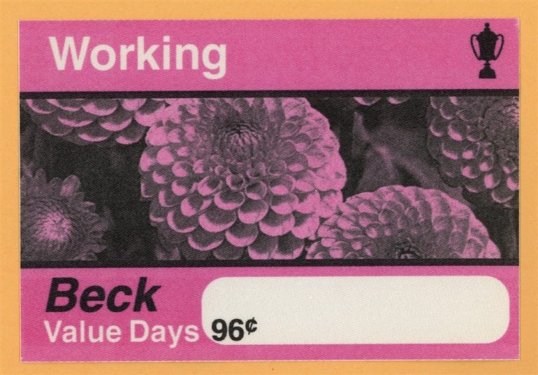 Beck 2002 Value Days Concert Tour WORKING Backstage Pass