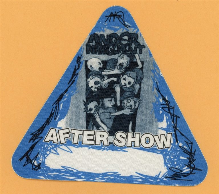 Eminem 2000 Anger Management Concert Tour After Show Backstage Pass