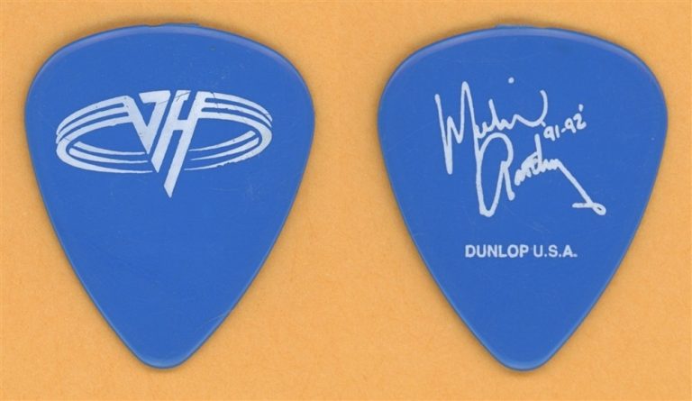 Van Halen Michael Anthony Vintage Guitar Pick - 1991 Carnal Knowledge Tour