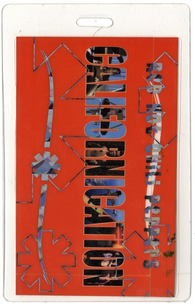 Red Hot Chili Peppers Laminated Backstage Pass - 1999 Californication Tour