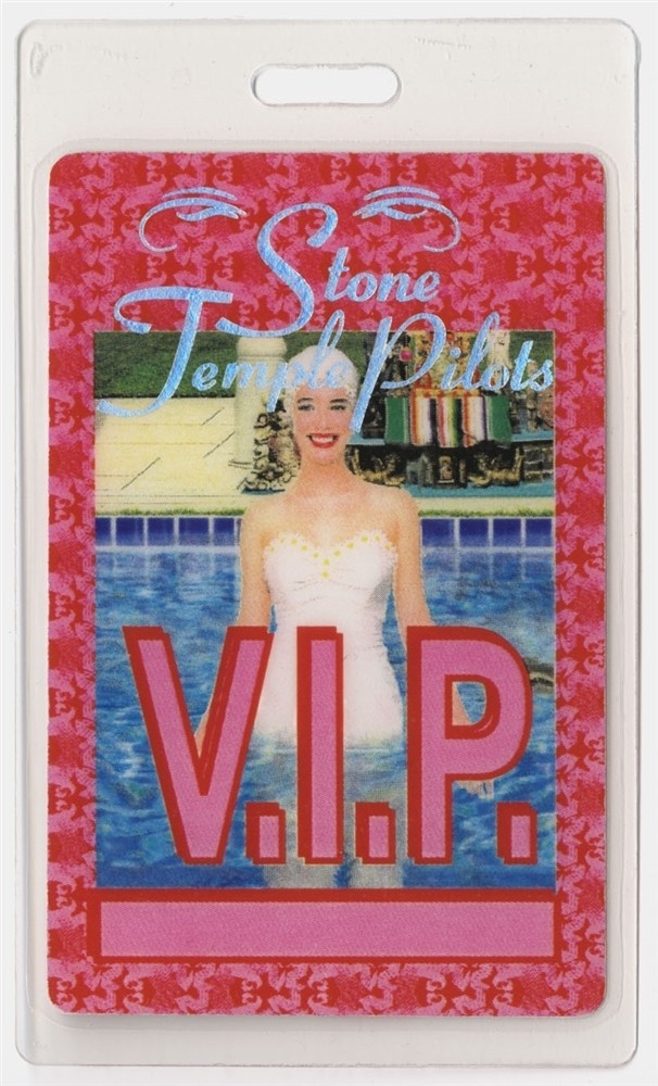 Stone Temple Pilots 1996 Tiny Music Concert Tour VIP Laminated Backstage Pass