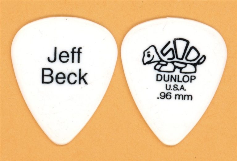 Jeff Beck Vintage Guitar Pick - 2010 Emotion & Commotion Tour