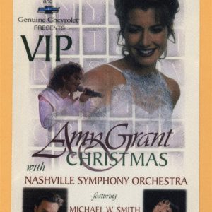 Amy Grant 1998 Christmas Concert Tour VIP Backstage Pass