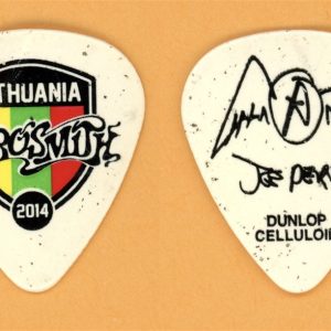 Aerosmith Joe Perry Vintage Guitar Pick - 2014 Tour Lithuania - Stage Used