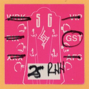 Savage Garden 1997 Concert Tour Backstage Pass