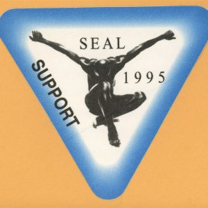 Seal 1995 Concert Tour SUPPORT Backstage Pass