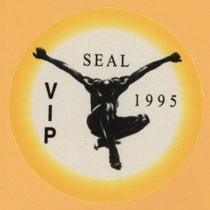 Seal 1995 Concert Tour VIP Backstage Pass