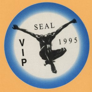 Seal 1995 Concert Tour VIP Backstage Pass