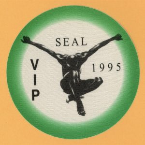 Seal 1995 Concert Tour VIP Backstage Pass