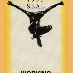 Seal 1995 Concert Tour WORKING Backstage Pass