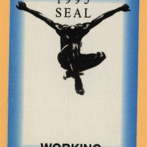 Seal 1995 Concert Tour WORKING Backstage Pass