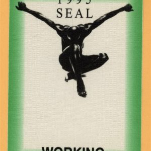 Seal 1995 Concert Tour WORKING Backstage Pass