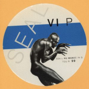 Seal 1999 Human Being Concert Tour VIP Backstage Pass