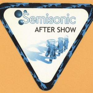 Semisonic 2001 Chemistry Concert Tour AFTER SHOW Backstage Pass