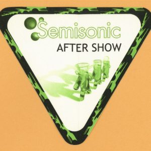 Semisonic 2001 Chemistry Concert Tour AFTER SHOW Backstage Pass